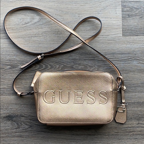 guess rose purse